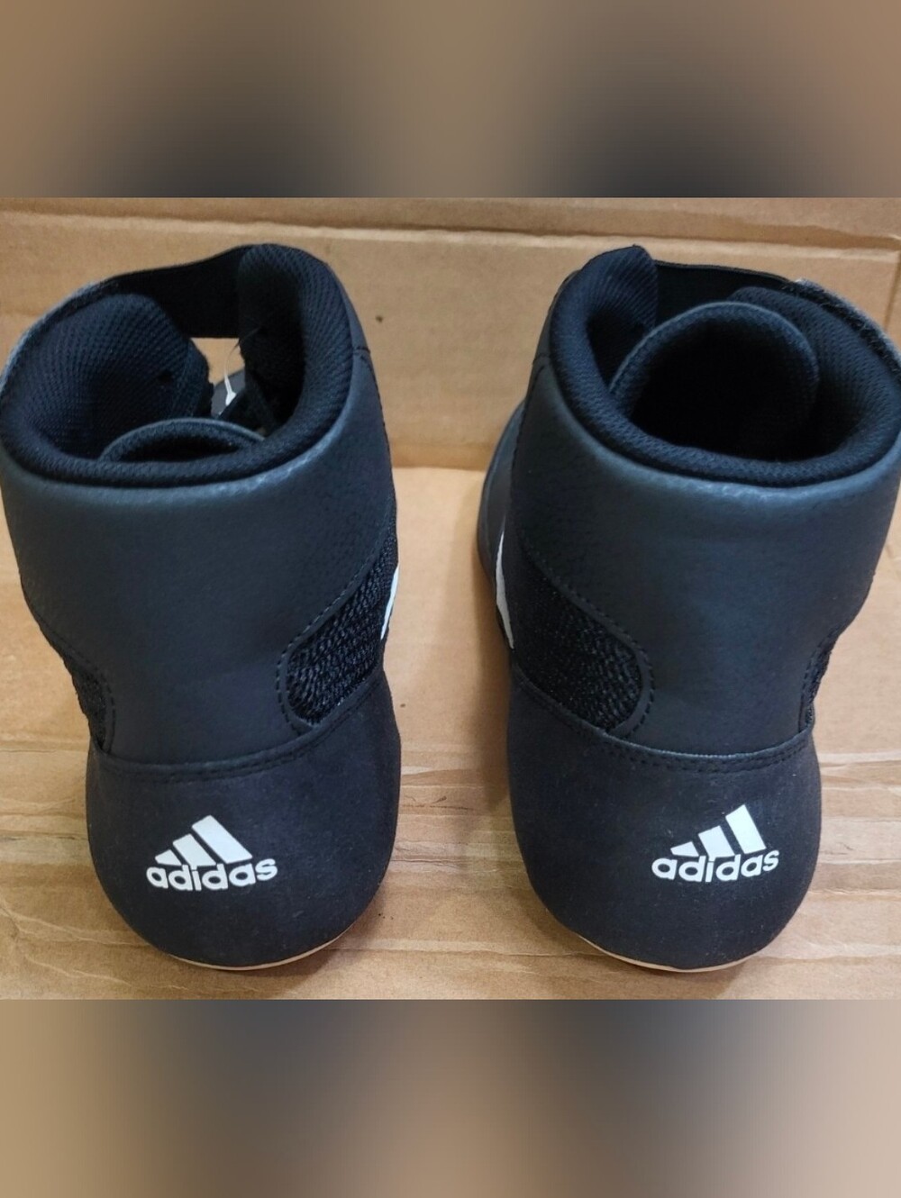 Adidas Lightweight Wrestling Shoes Black/White Men Size 15 NWT - Picture 6 of 11